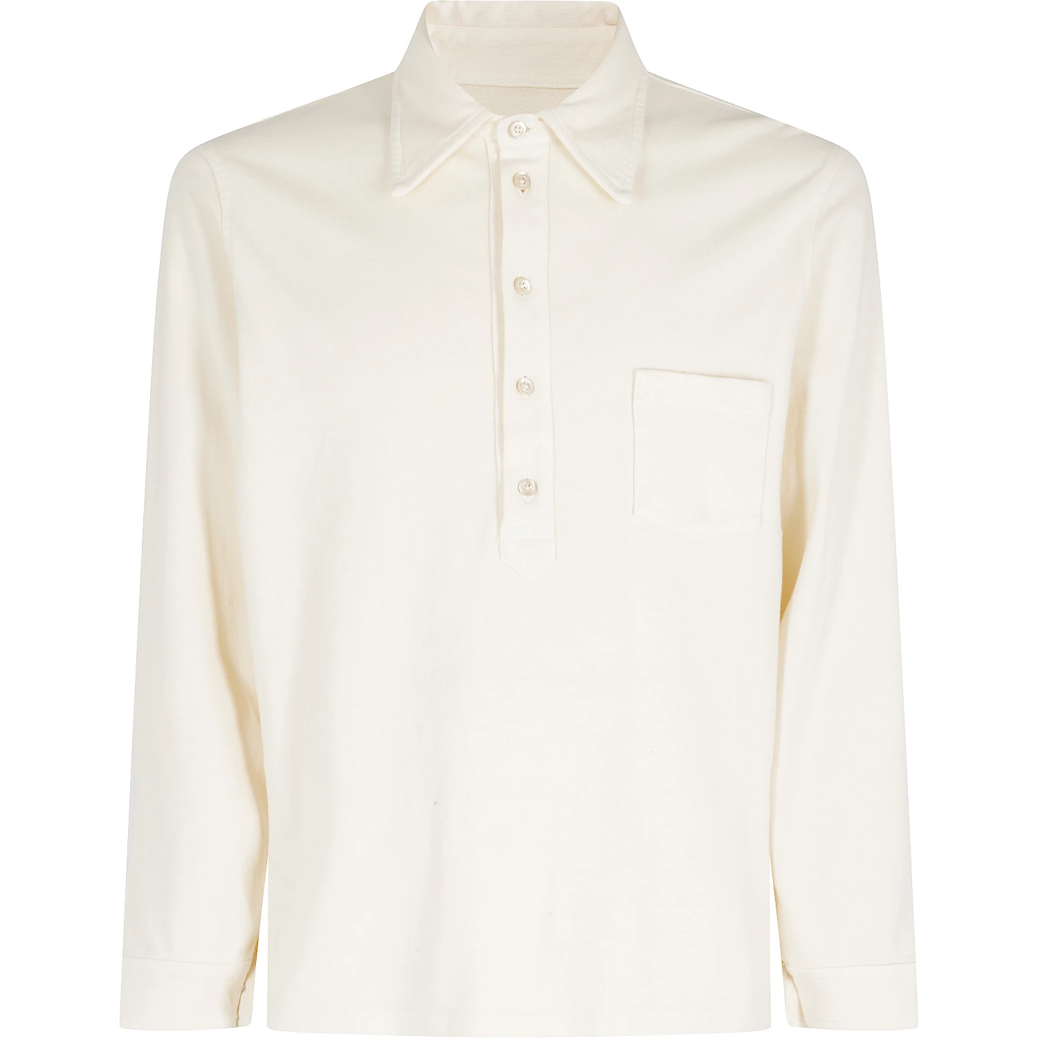 LONG SLEEVE POLO COTONE