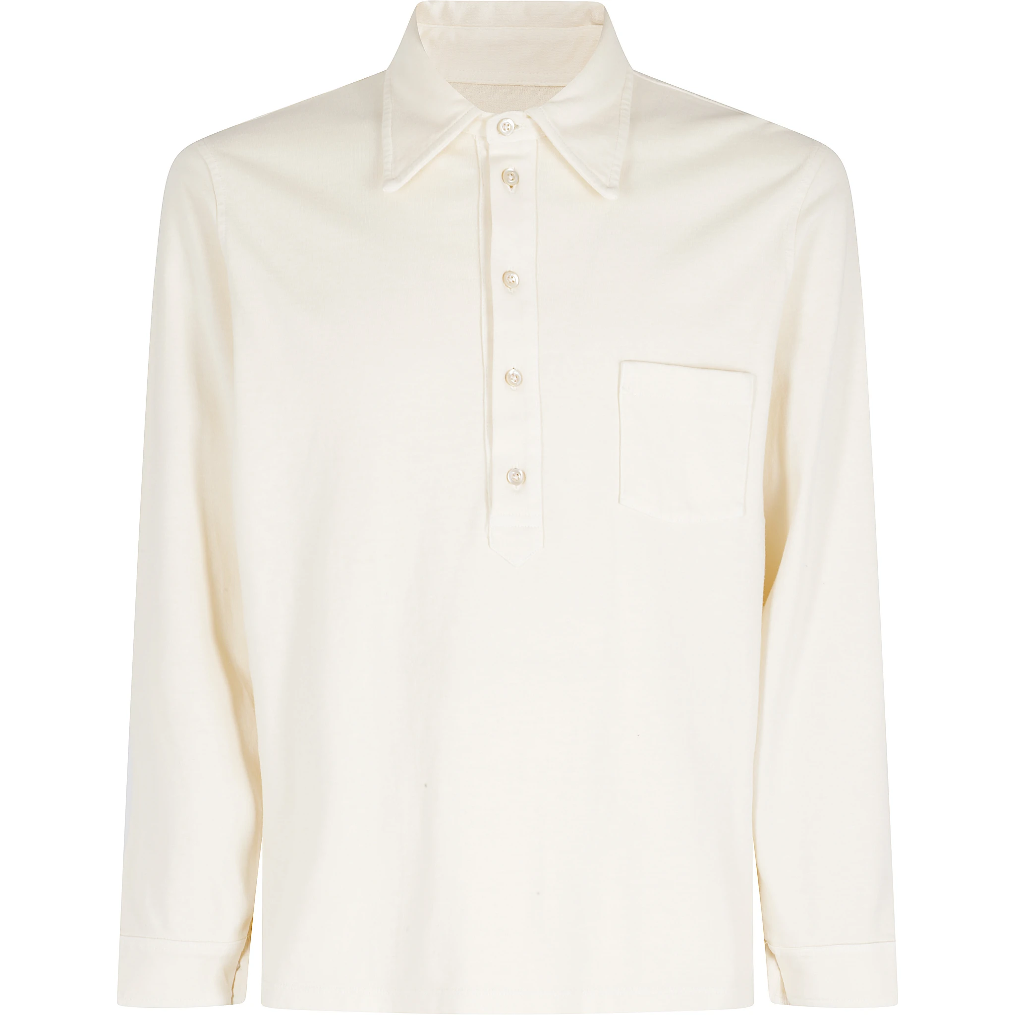 LONG SLEEVE POLO COTONE