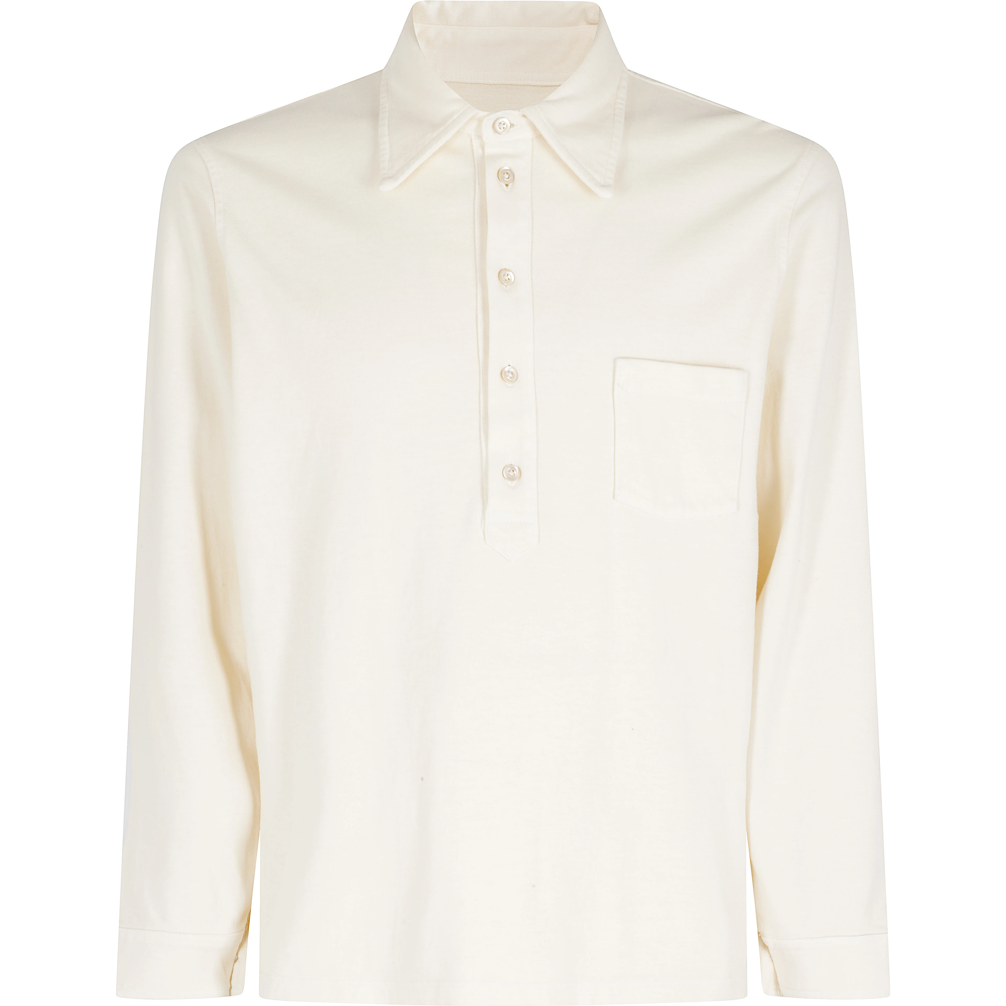 LONG SLEEVE POLO COTONE