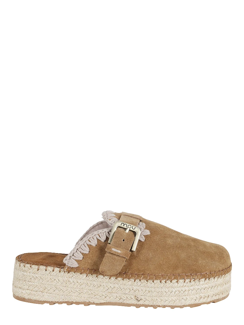 JUTE CLOG PLAIN SUEDE