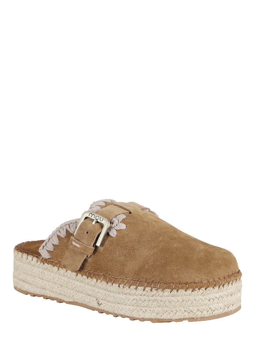 JUTE CLOG PLAIN SUEDE