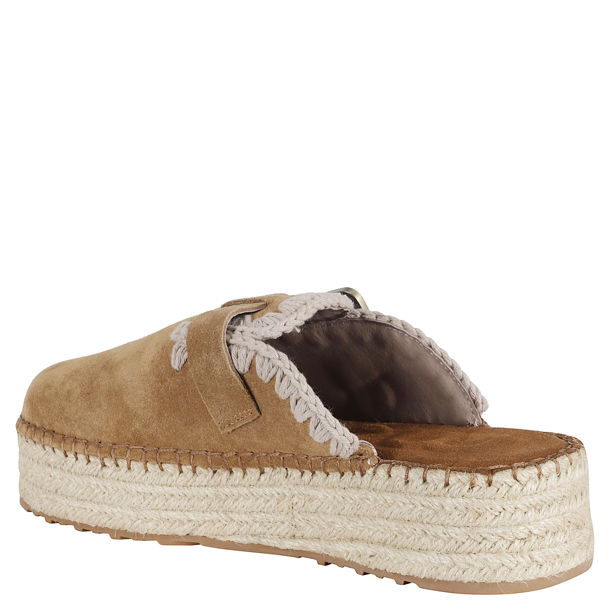 JUTE CLOG PLAIN SUEDE