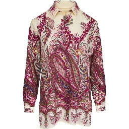 CAMICIA CON STAMPA "PAISLEY"