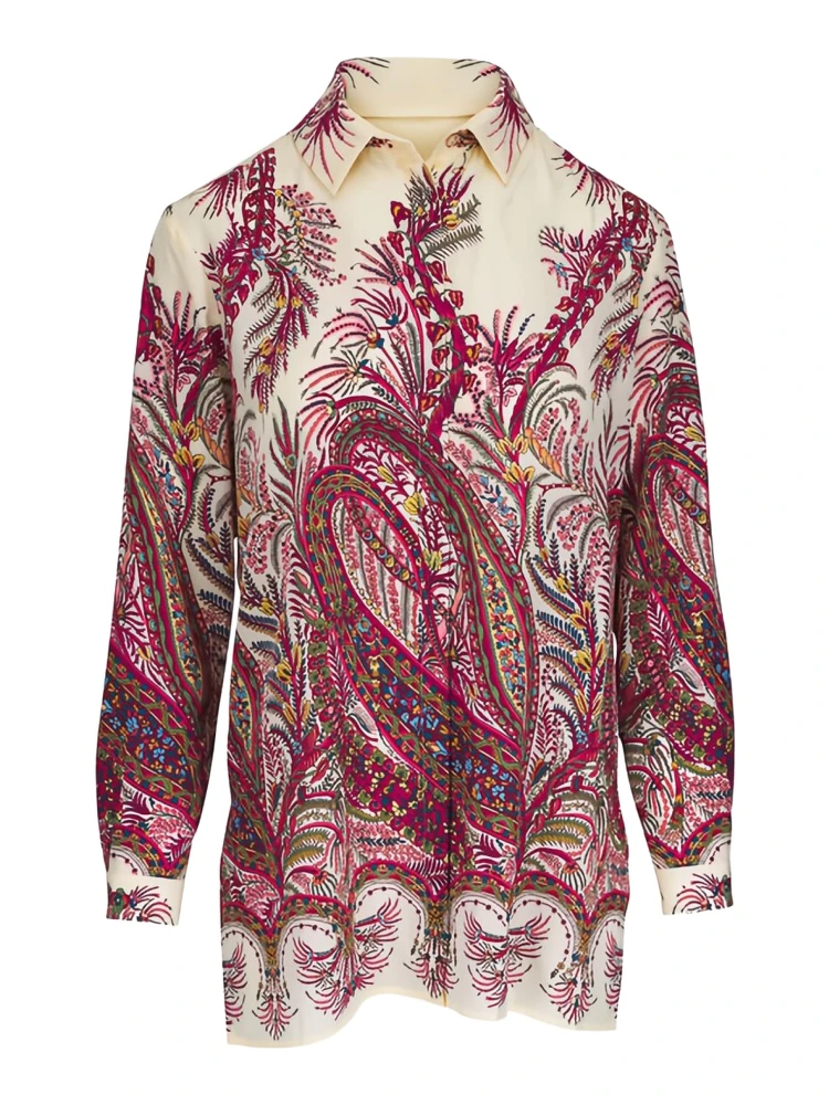 CAMICIA CON STAMPA "PAISLEY"