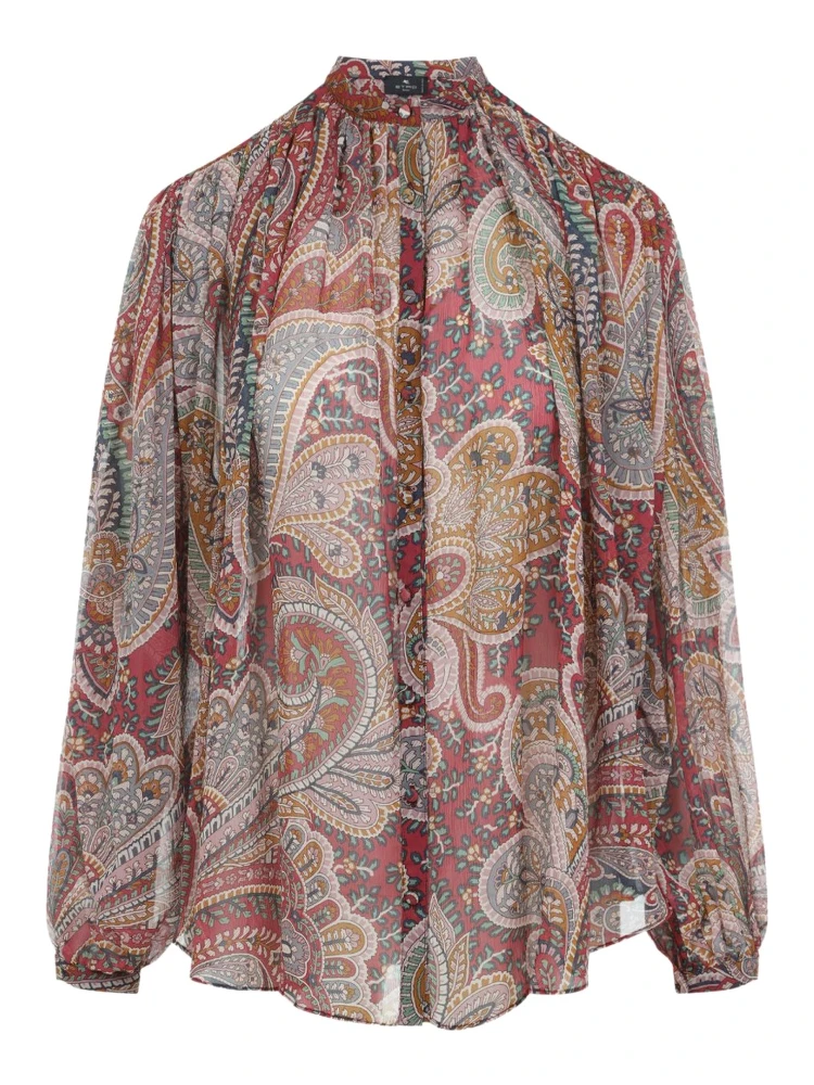CAMICIA CON STAMPA "PAISLEY"