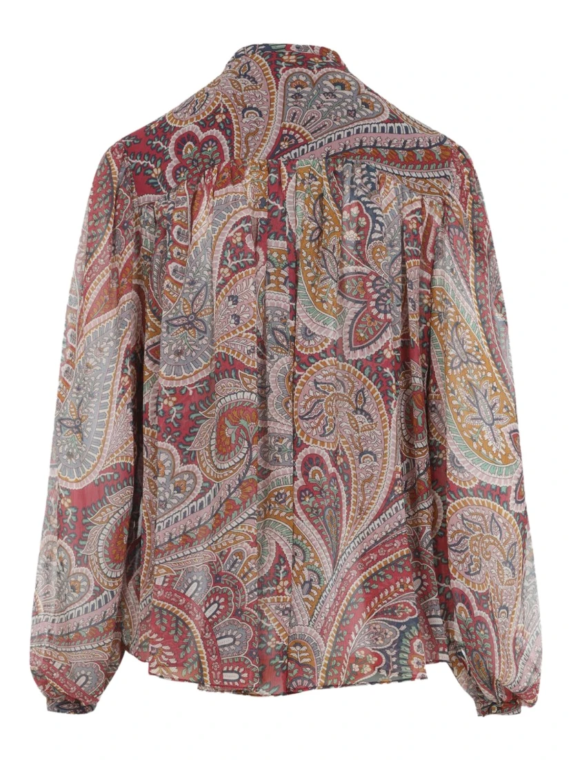 CAMICIA CON STAMPA "PAISLEY"