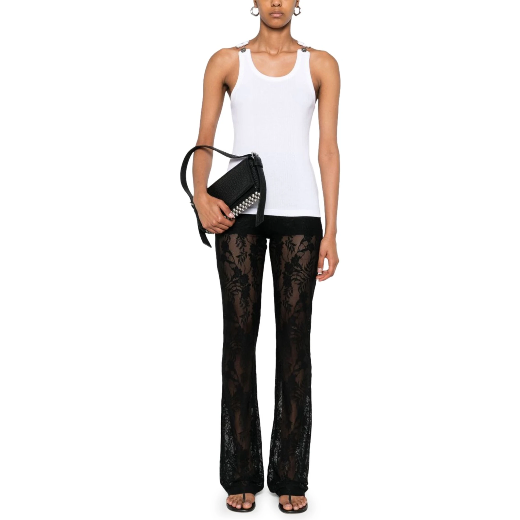 TOP SMANICATO CON GANCI