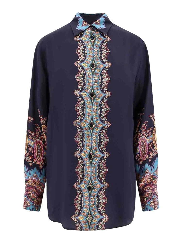 CAMICIA CON STAMPA FLOREALE