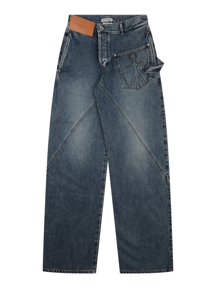 JEANS CON PATCH LOGO