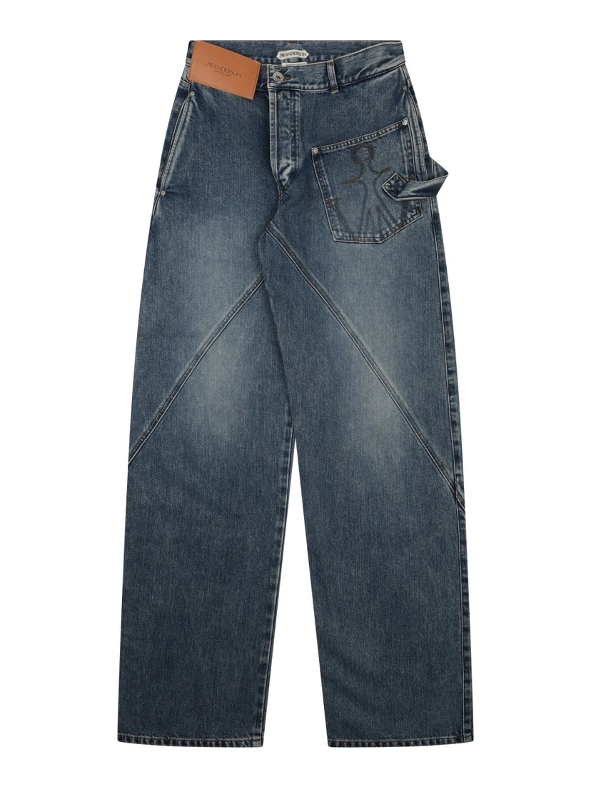 JEANS CON PATCH LOGO