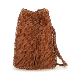 BORSA "POMPOM DOUBLE JUMP TAN"