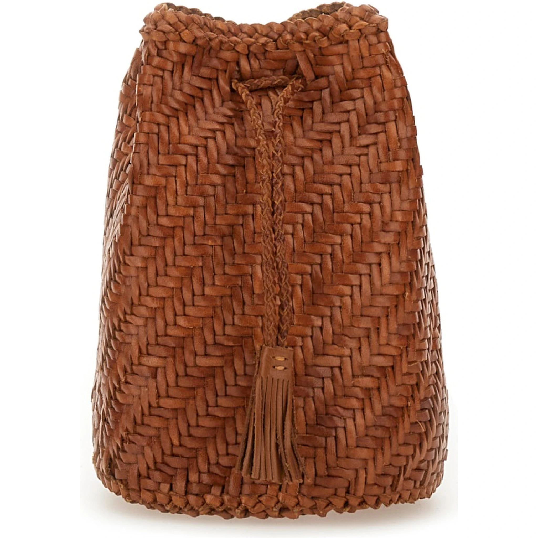 BORSA "POMPOM DOUBLE JUMP TAN"