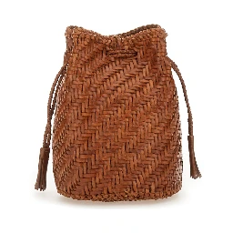 BORSA "POMPOM DOUBLE JUMP TAN"