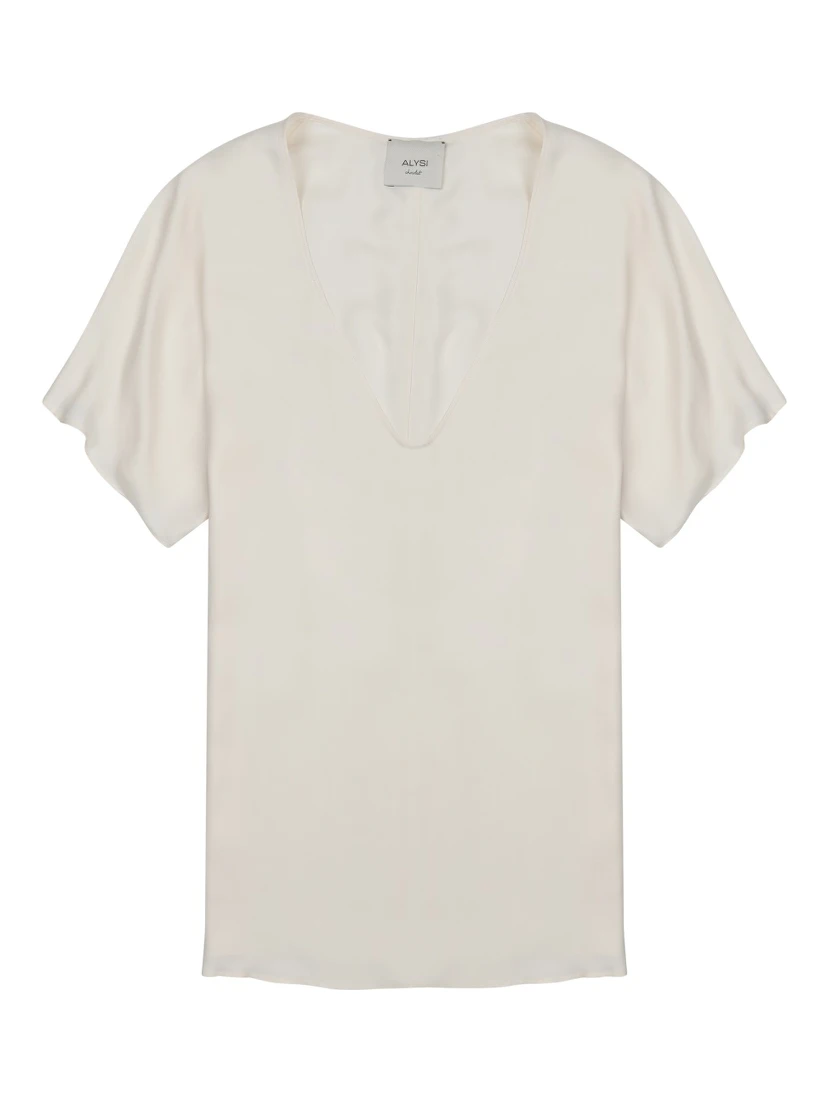 BLUSA IN TWILL DI SETA