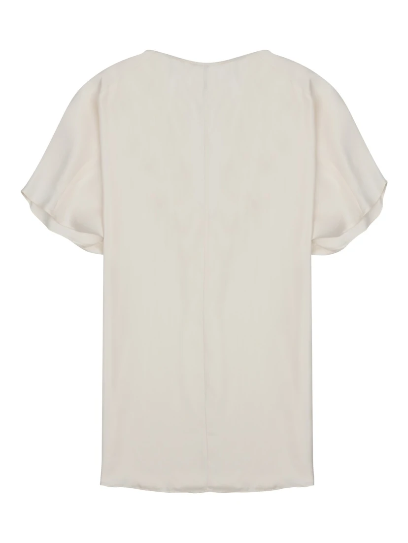 BLUSA IN TWILL DI SETA