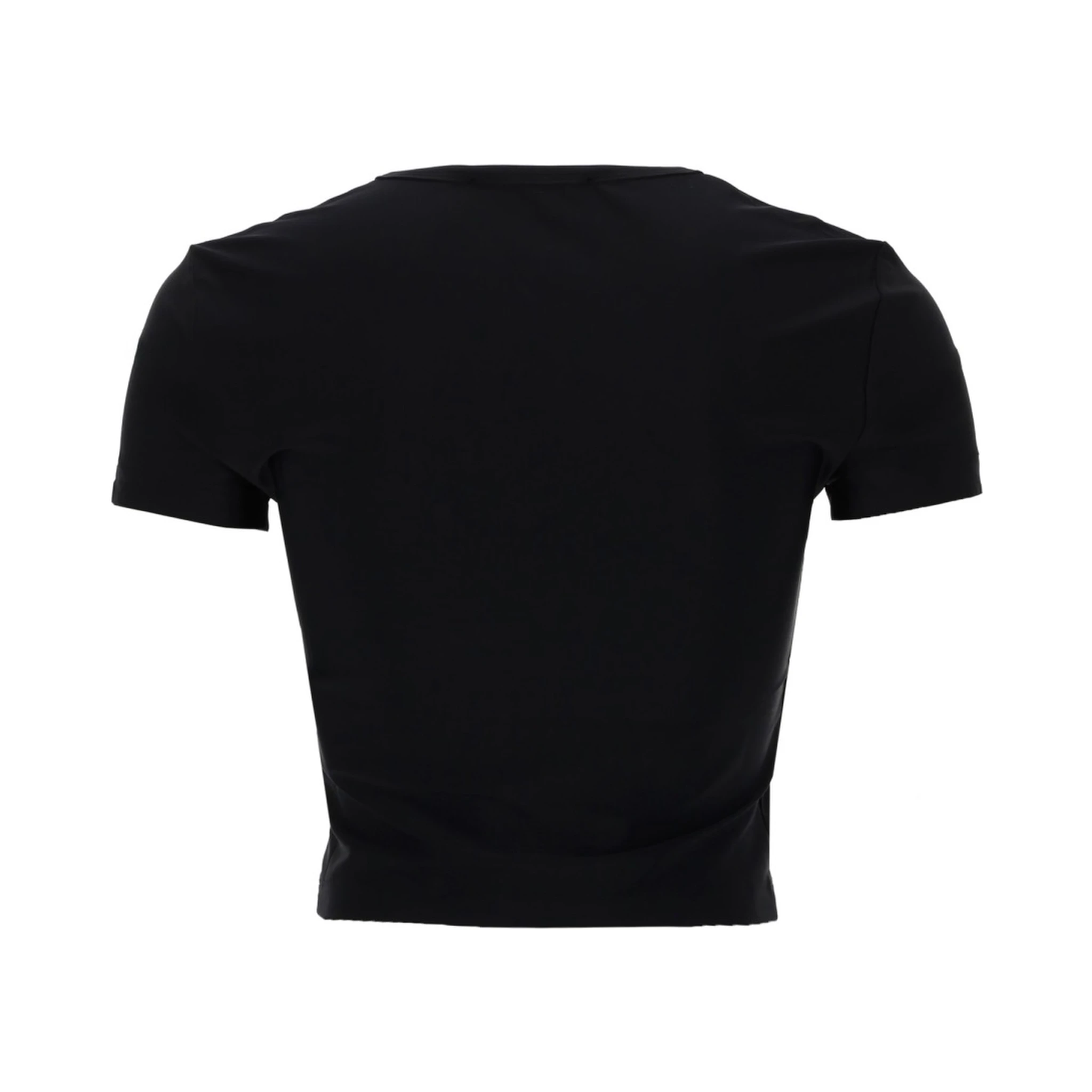 T-SHIRT CROP CON LOGO