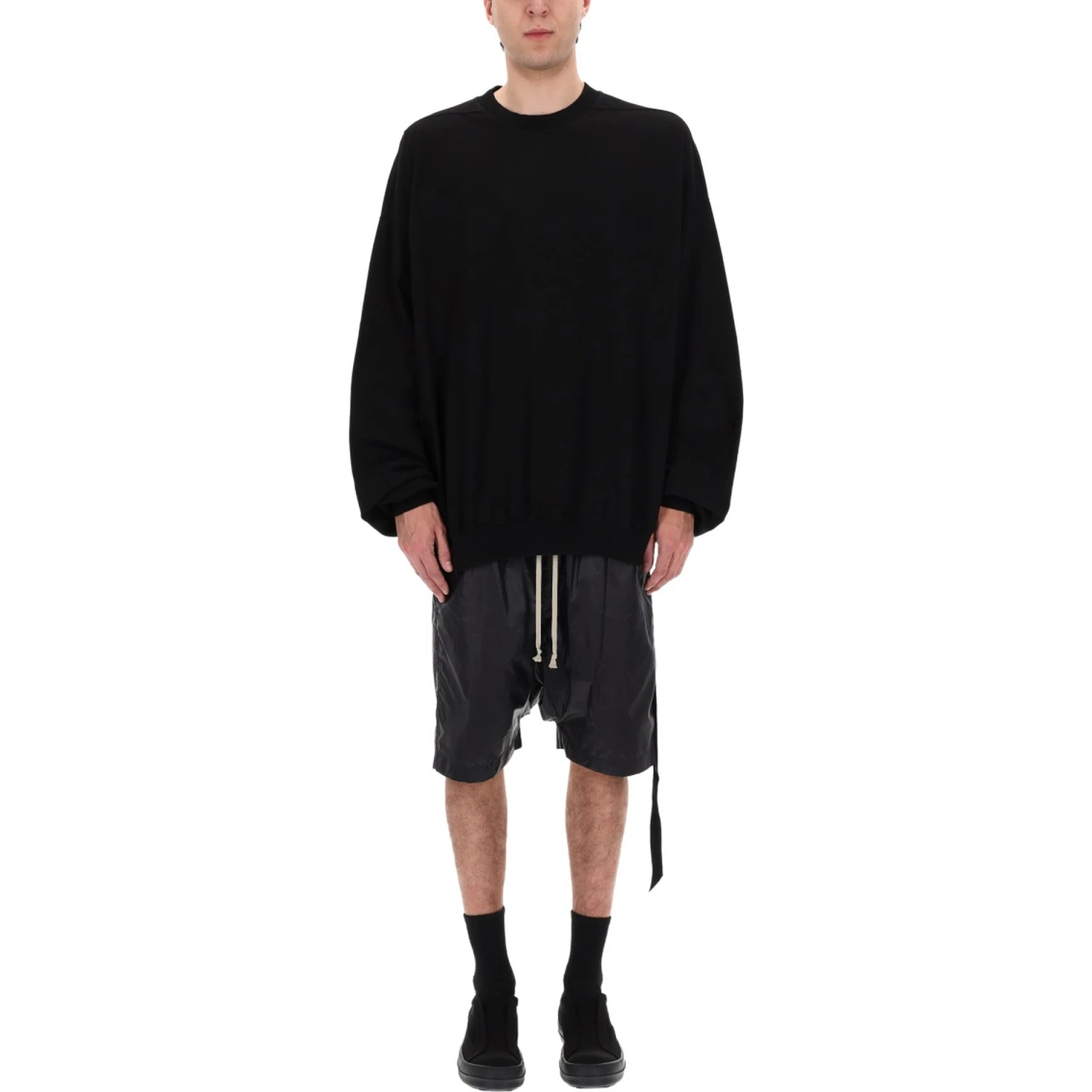 FELPA "HUN CREWNECK" IN COTONE