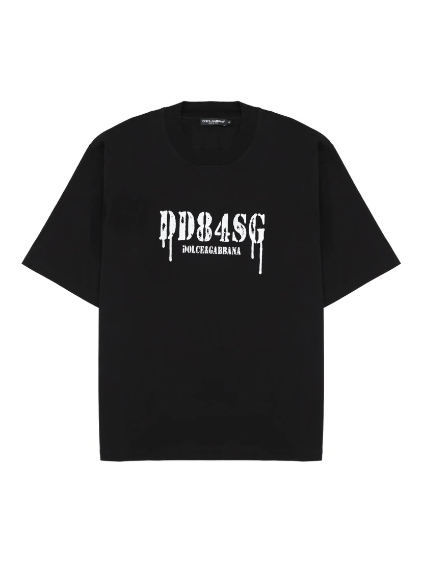 T-SHIRT CON STAMPA E LOGO