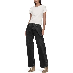 JEANS WITH CUT OUT DETAIL