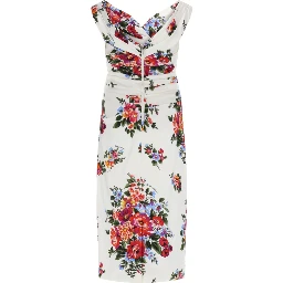 ABITO IN RASO CON STAMPA