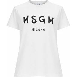 T-SHIRT CON LOGO PENNELLATO