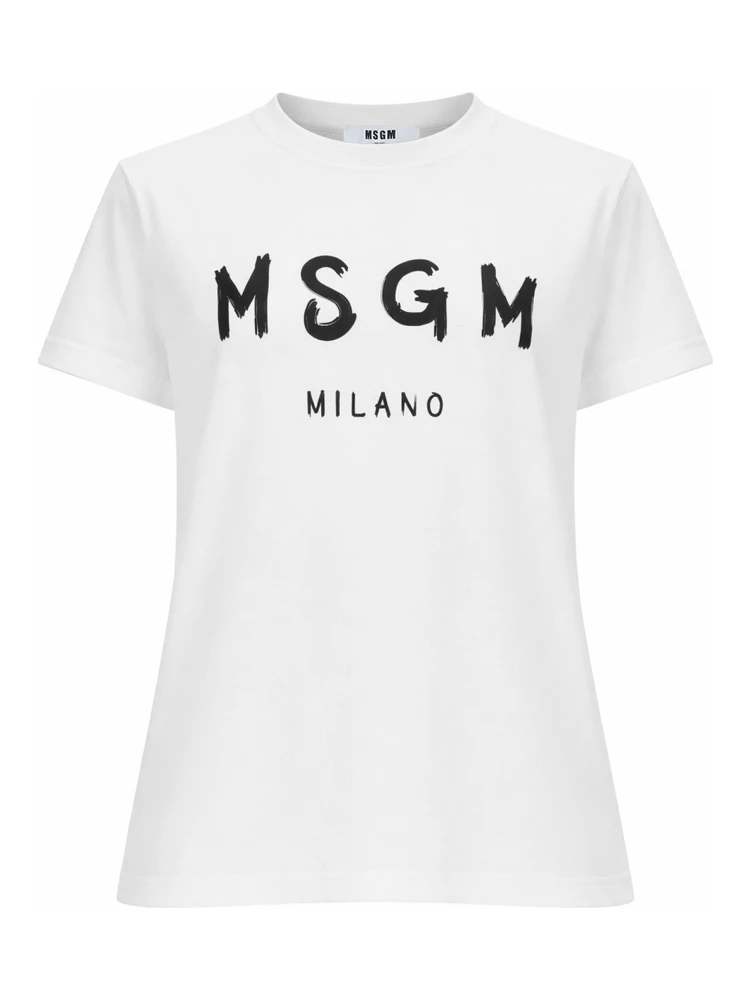 T-SHIRT CON LOGO PENNELLATO