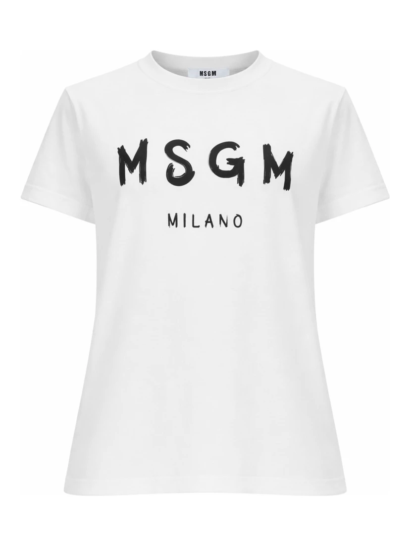 T-SHIRT CON LOGO PENNELLATO