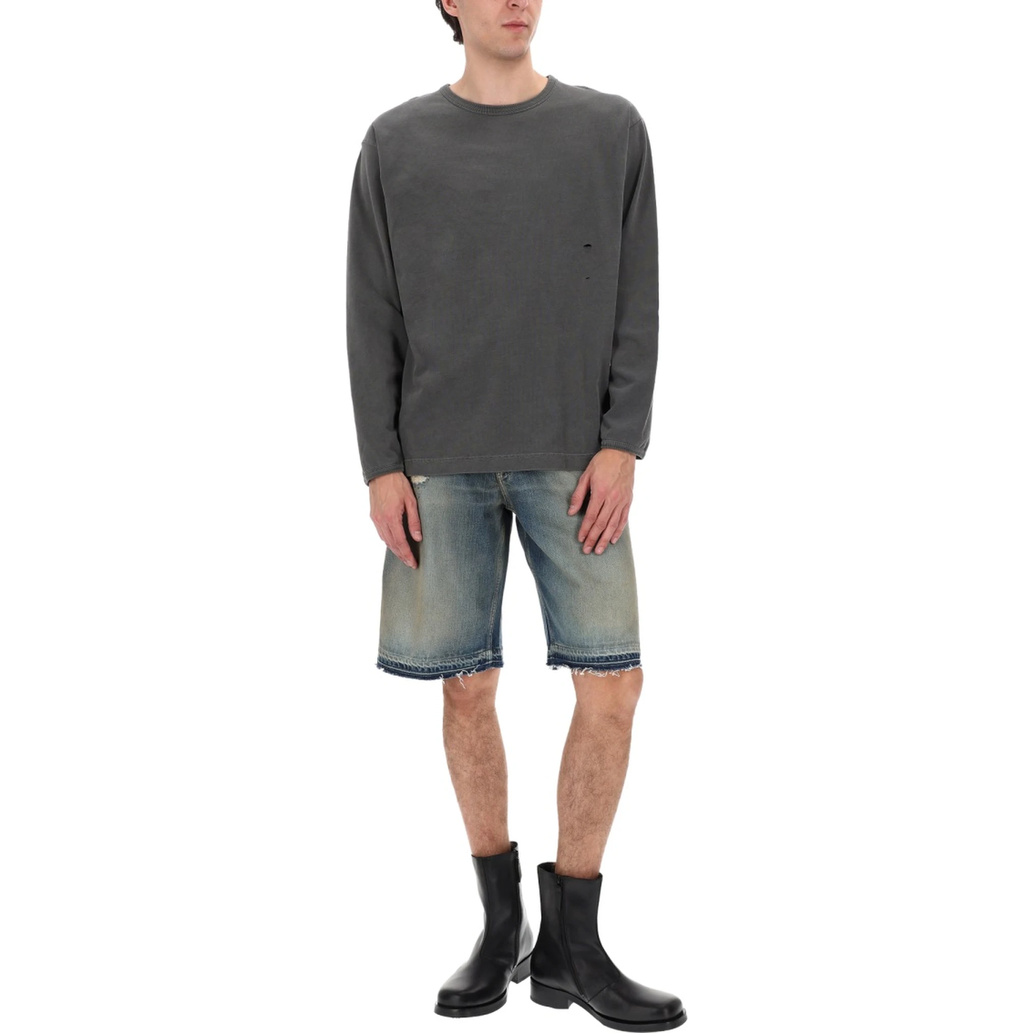 SHORTS IN DENIM