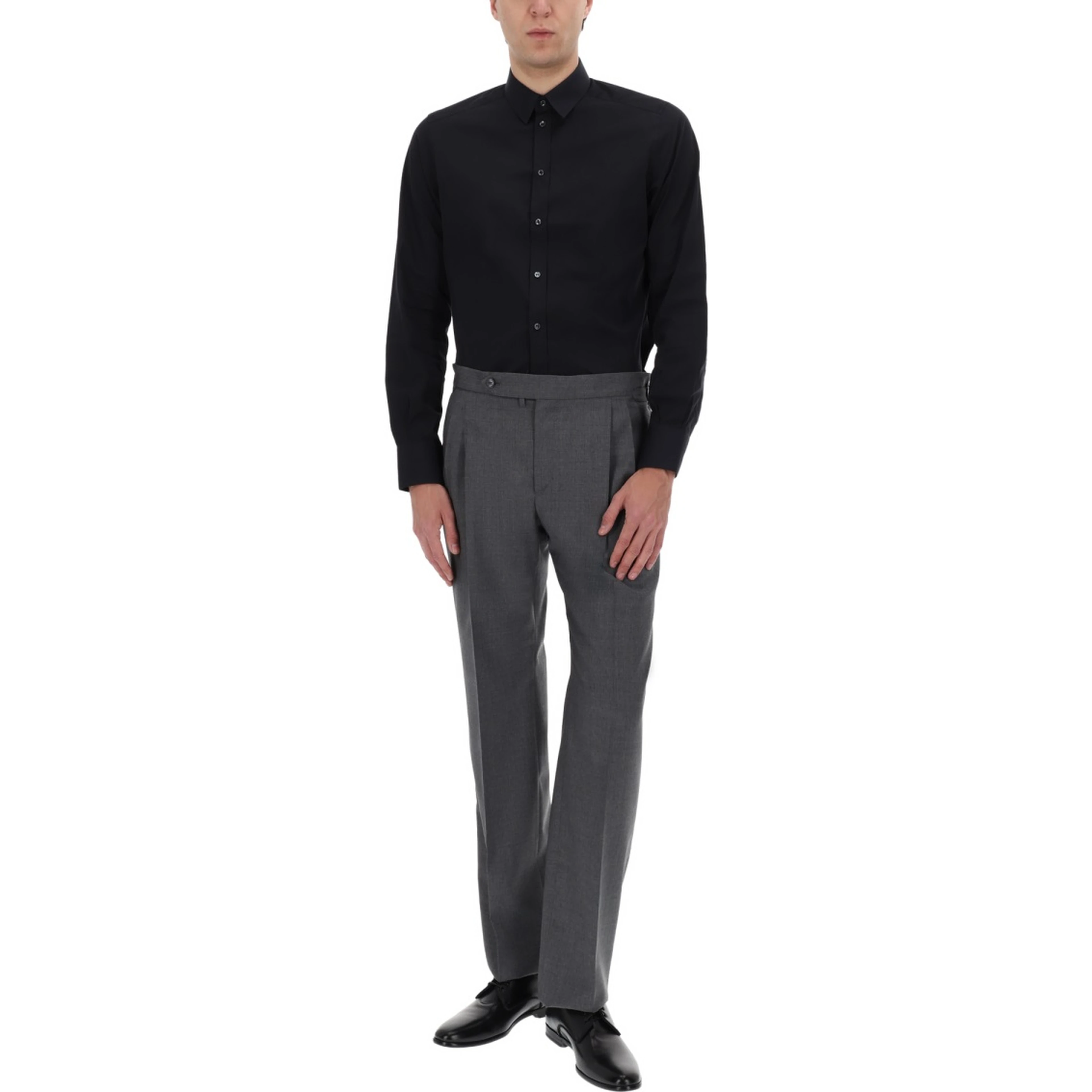 WOOL CANVAS PANTS