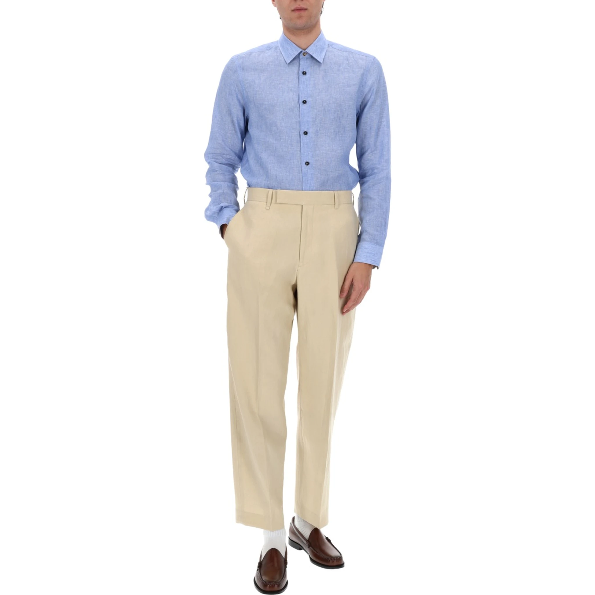 PANTALONE SARTORIALE CON PIEGHE