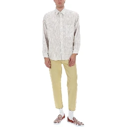 CAMICIA IN COTONE "CRINCKLE"