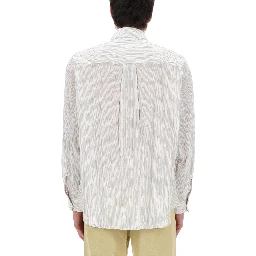 CAMICIA IN COTONE "CRINCKLE"