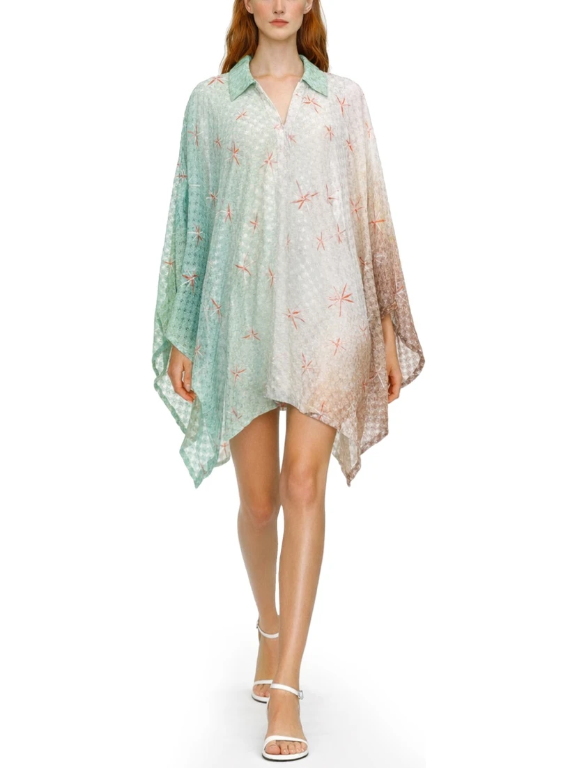 COPRISTUME CORTO IN VISCOSA LAMÉ