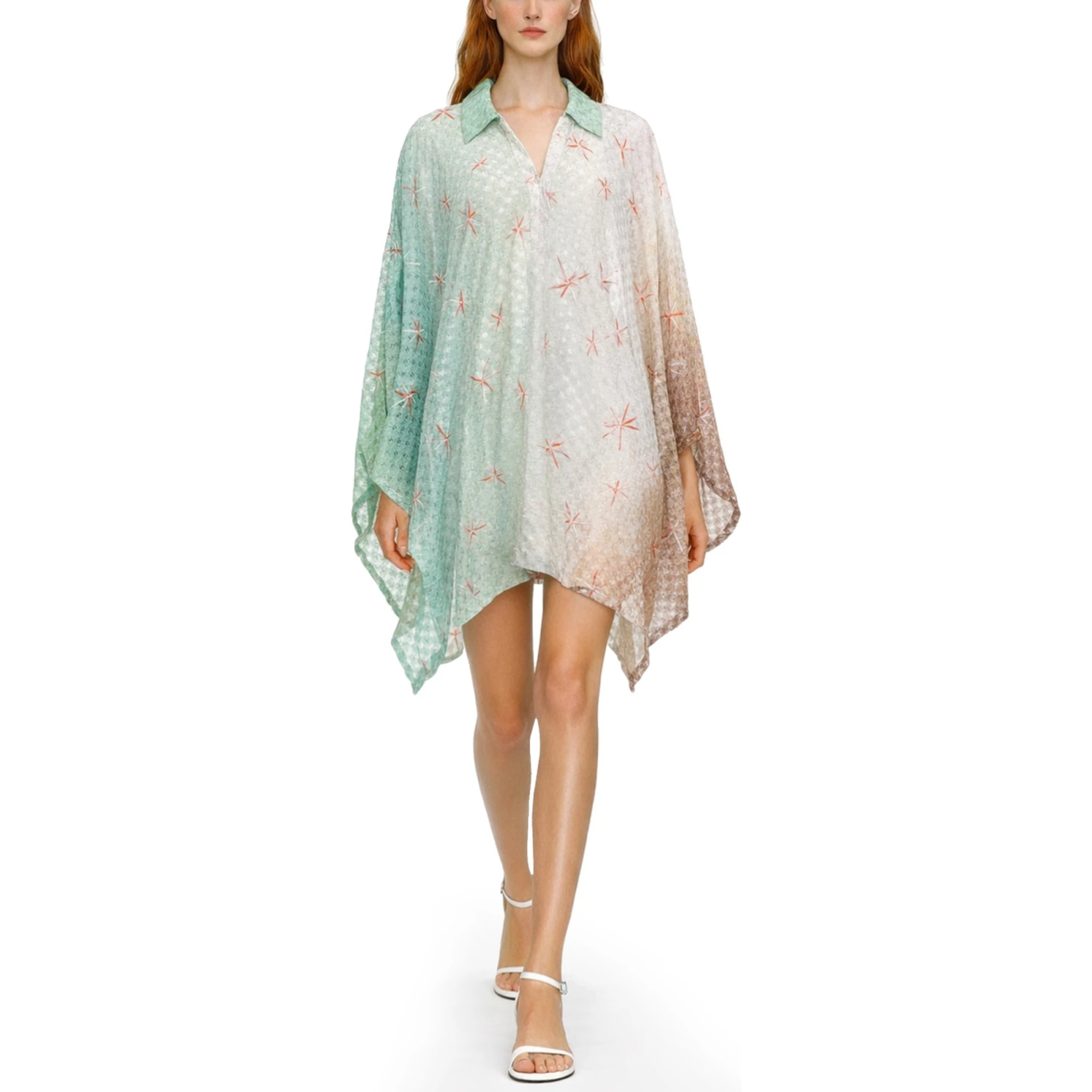 COPRISTUME CORTO IN VISCOSA LAMÉ