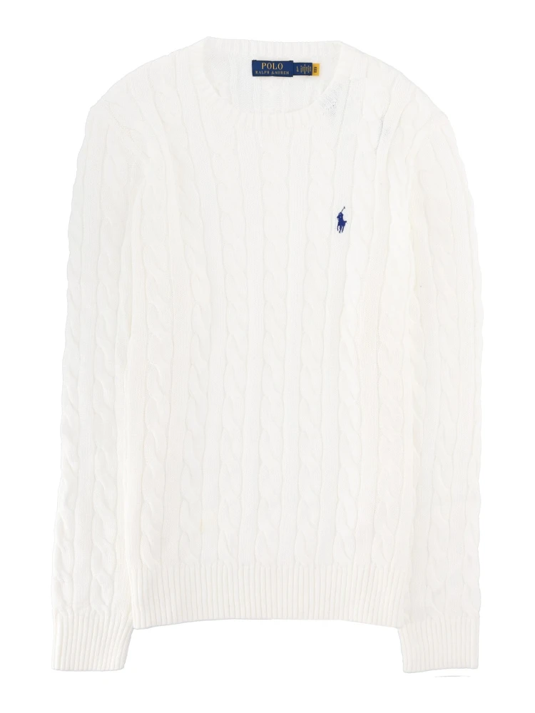 MAGLIA A TRECCE CON LOGO