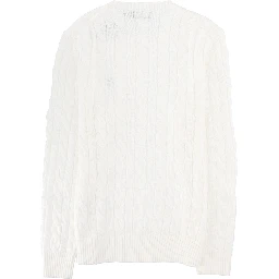 MAGLIA A TRECCE CON LOGO