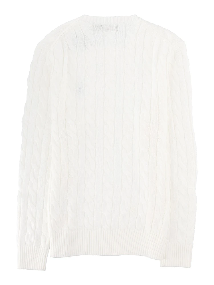 MAGLIA A TRECCE CON LOGO alternative