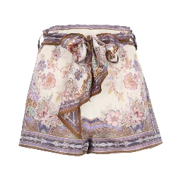 SHORTS CON FOULARD "LUNA"