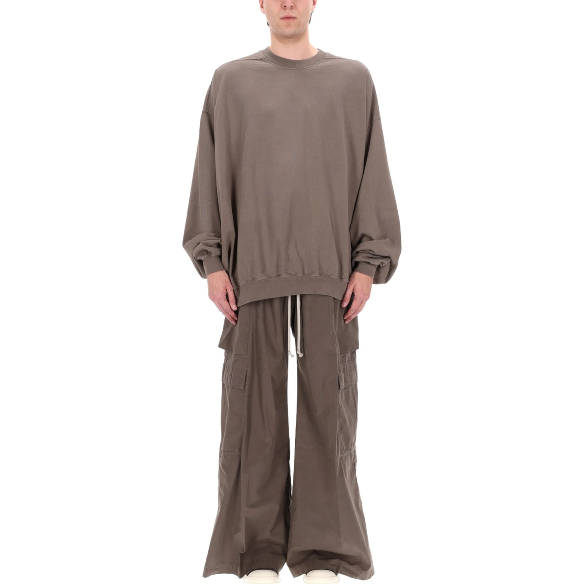 FELPA "HUN CREWNECK" IN COTONE