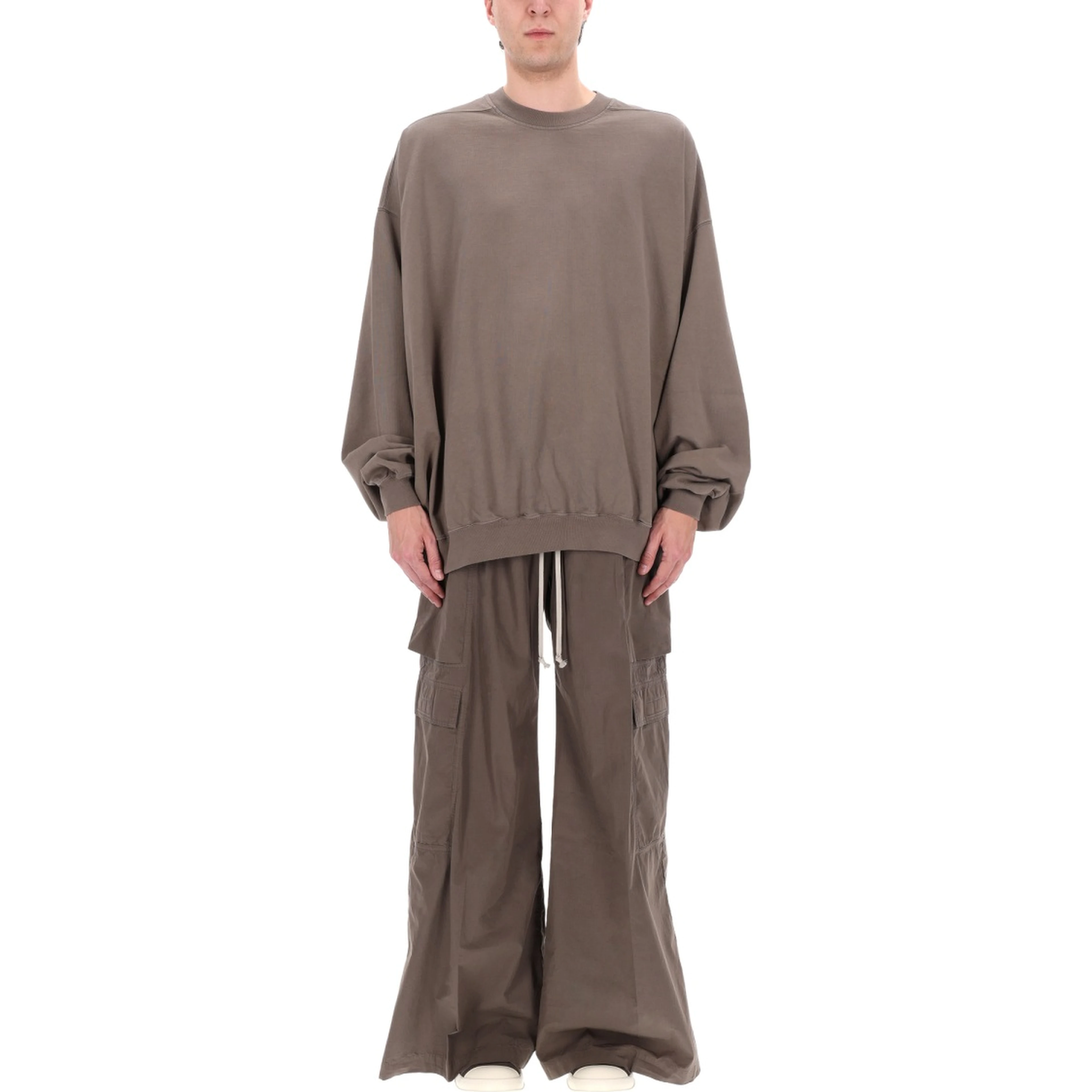 FELPA "HUN CREWNECK" IN COTONE