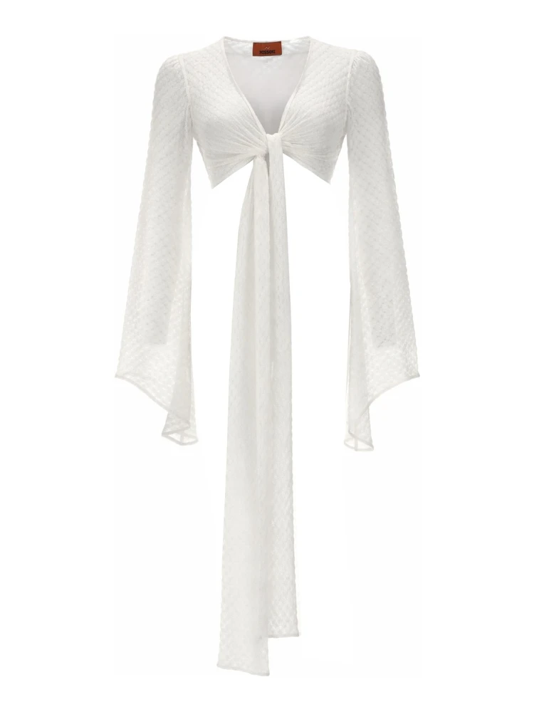 TOP SCALDACUORE IN VISCOSA LAMÉ