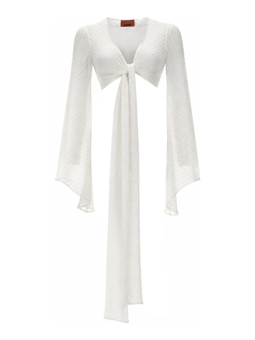 TOP SCALDACUORE IN VISCOSA LAMÉ