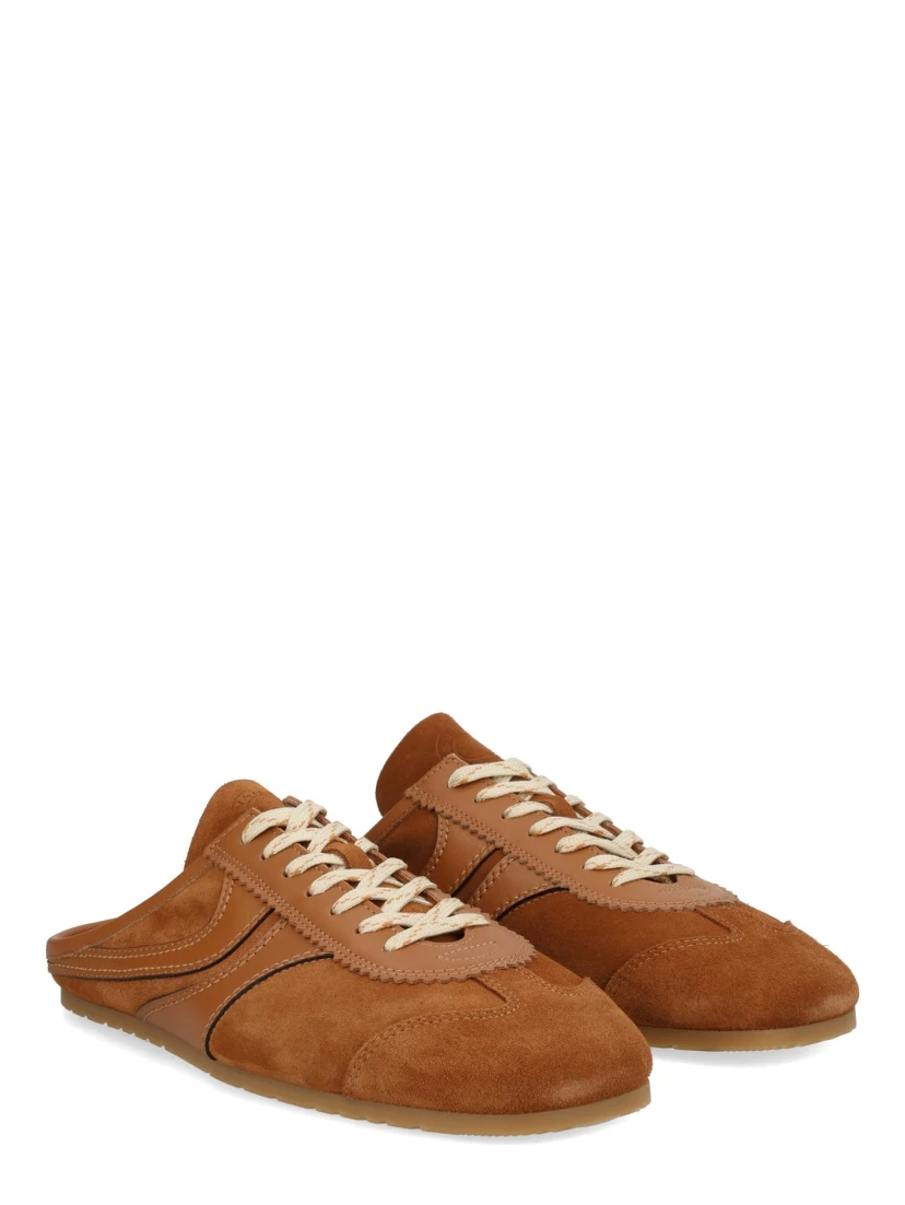SNEAKER MULE IN SUEDE