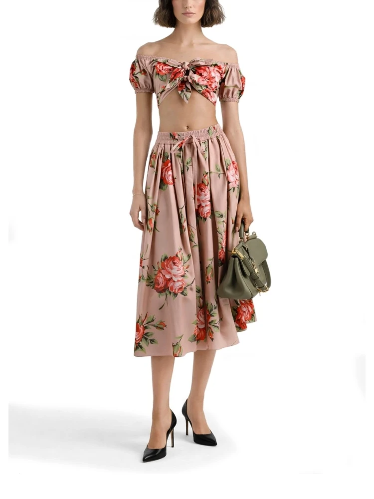 GONNA MIDI CON STAMPA alternative