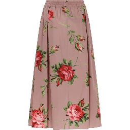 GONNA MIDI CON STAMPA