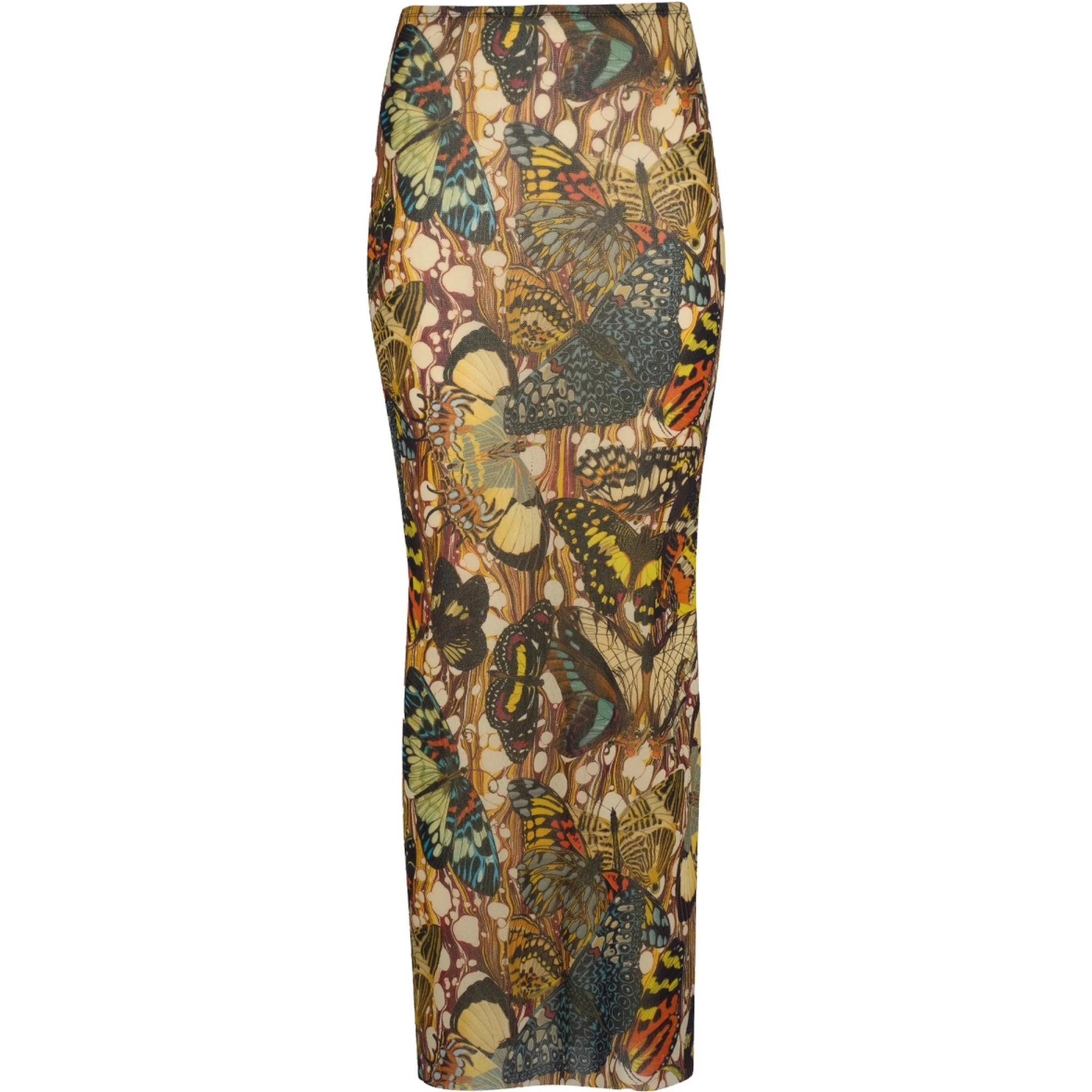 LONG SKIRT WITH "BOW TIE" PRINT