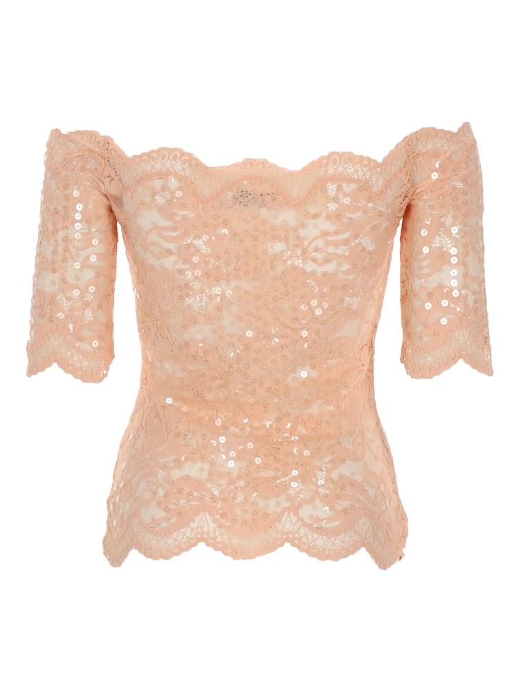 TOP IN PIZZO CON PAILLETTES alternative