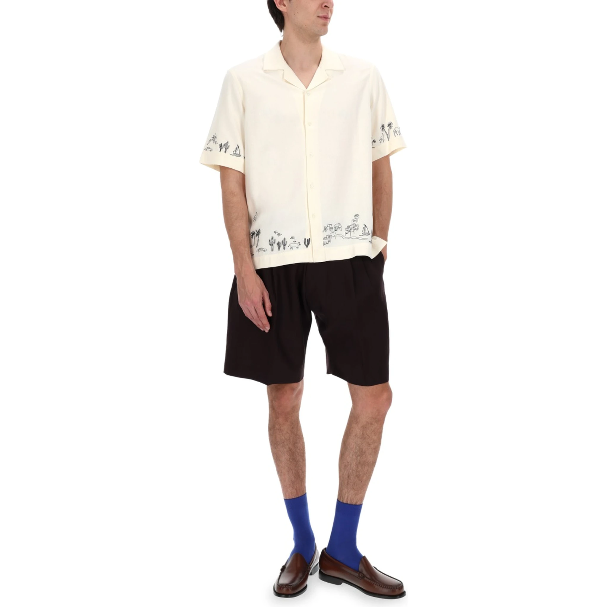 SHORTS IN LINO
