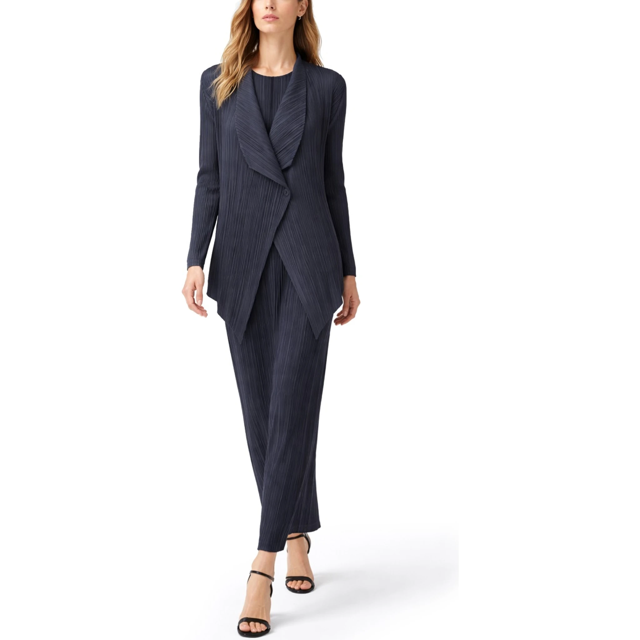 CARDIGAN PLISSETTATO