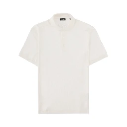 POLO IN COTONE E SETA